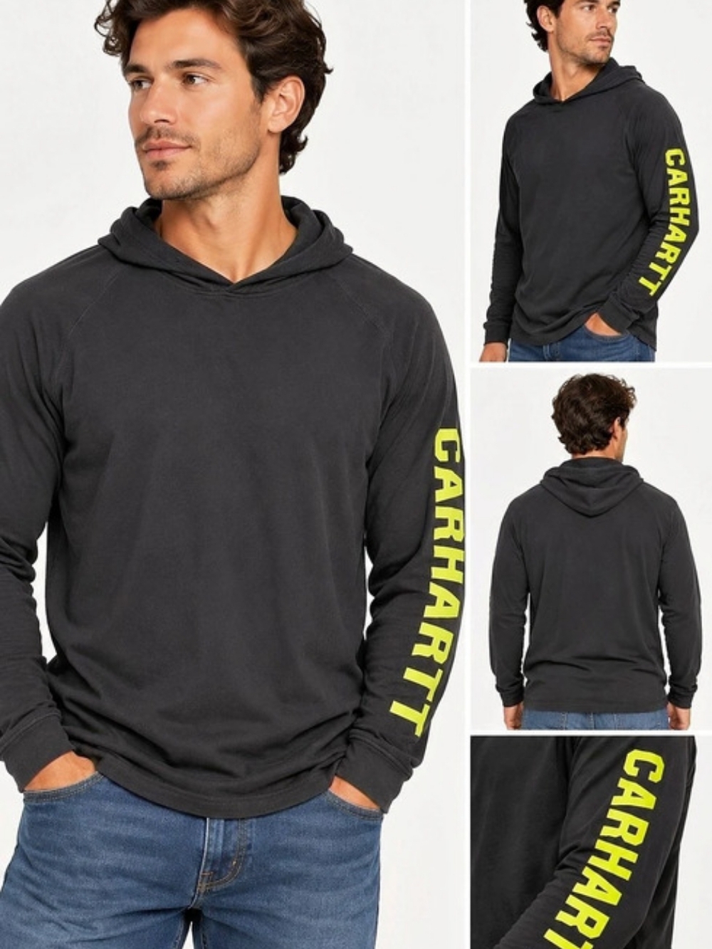 Carhartt Force Relaxed Fit Men's Black 2XL Like New
